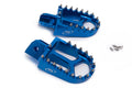 Pw50 Wide foot pegs blue